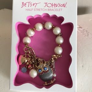 Betsy Johnson Owl Bracelet